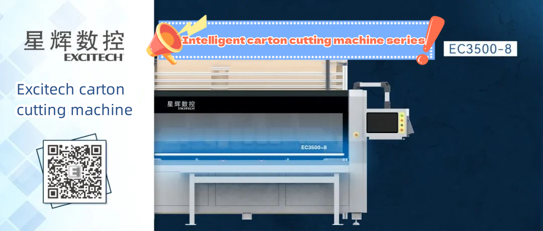 Excitech kartongkutter EC3500-serien multistasjonskutter.