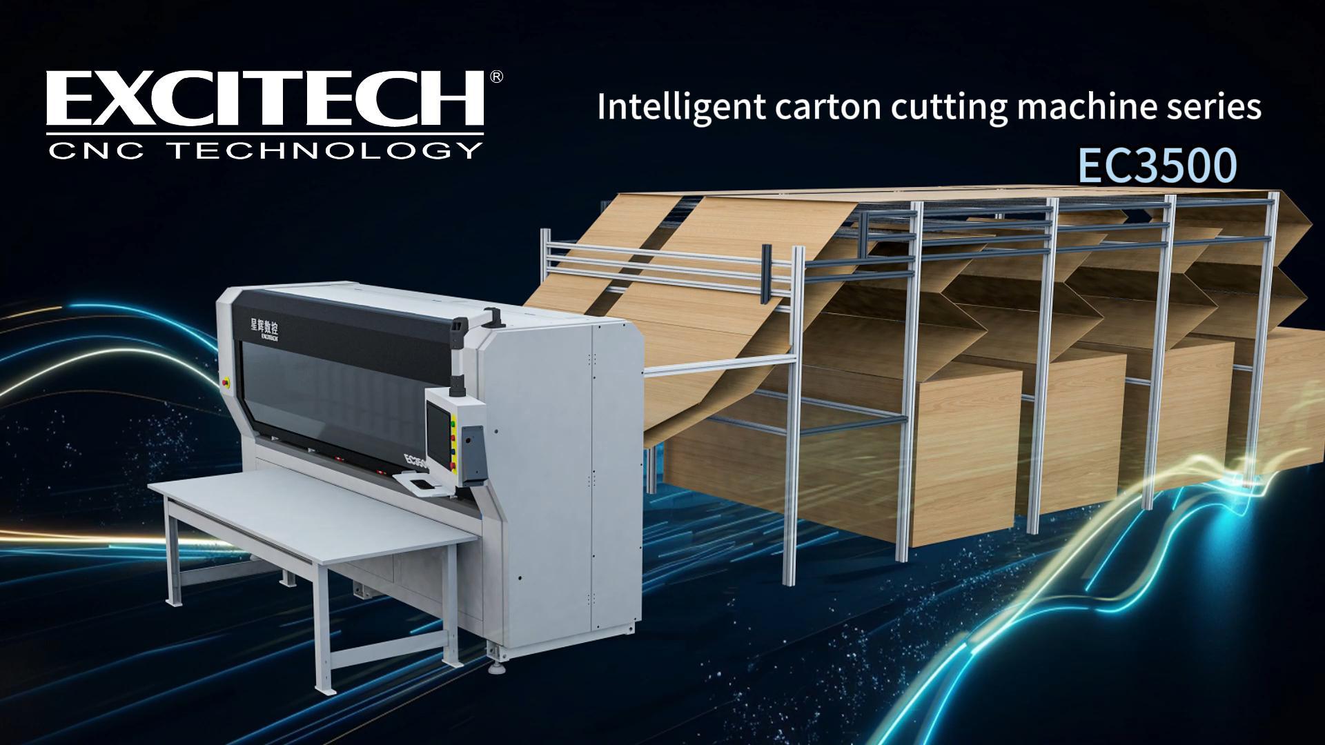 Excitech Corrugated Box Cutting Machine - løsningen for høykvalitets kutting i emballasjeindustrien.