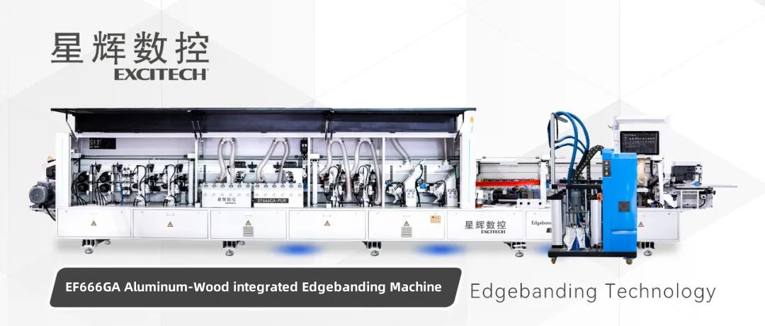 EF666GA aluminium-tre integrert kantforseglingsmaskin: Godt valg av kantbåndmaskin.