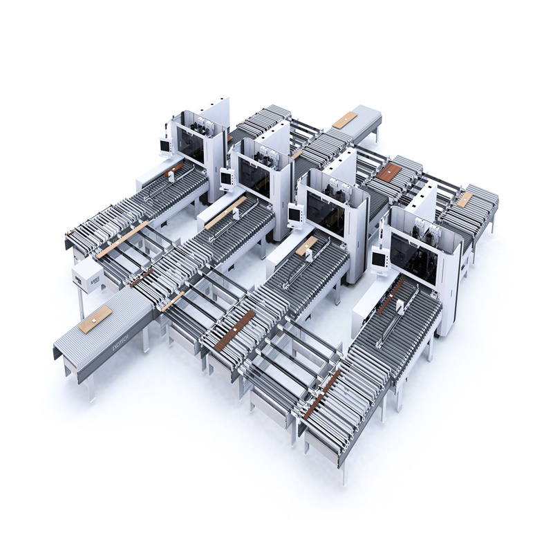 Dørpanelmøbler Automatisert CNC Nesting Unit Line