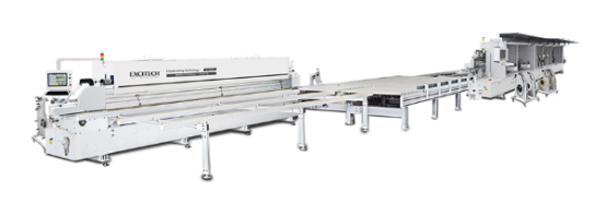 Edge Banding Rotary Production Line for trebearbeiding CNC-maskin